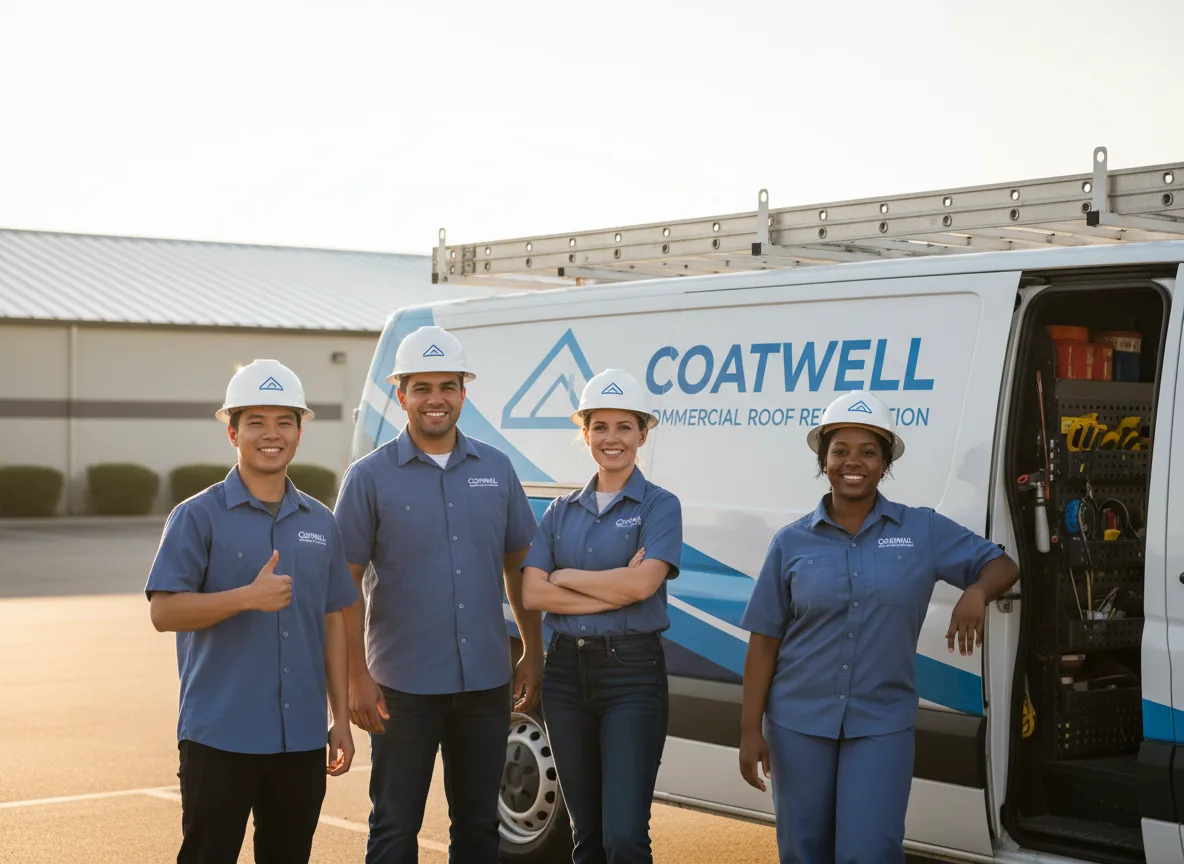 Commercial roof coating company in Pella, IA